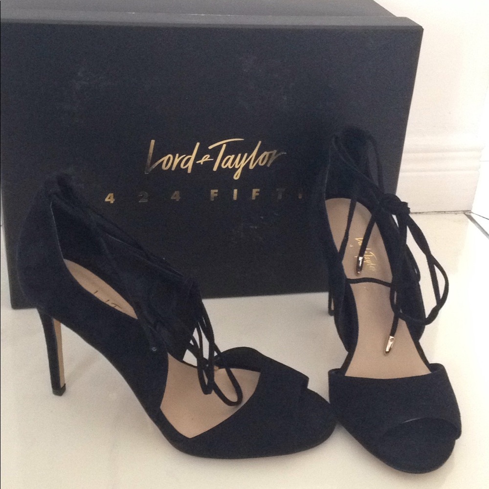 Suede heels